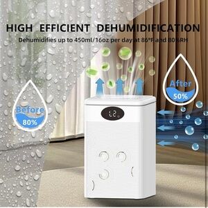 White Dehumidifier for home